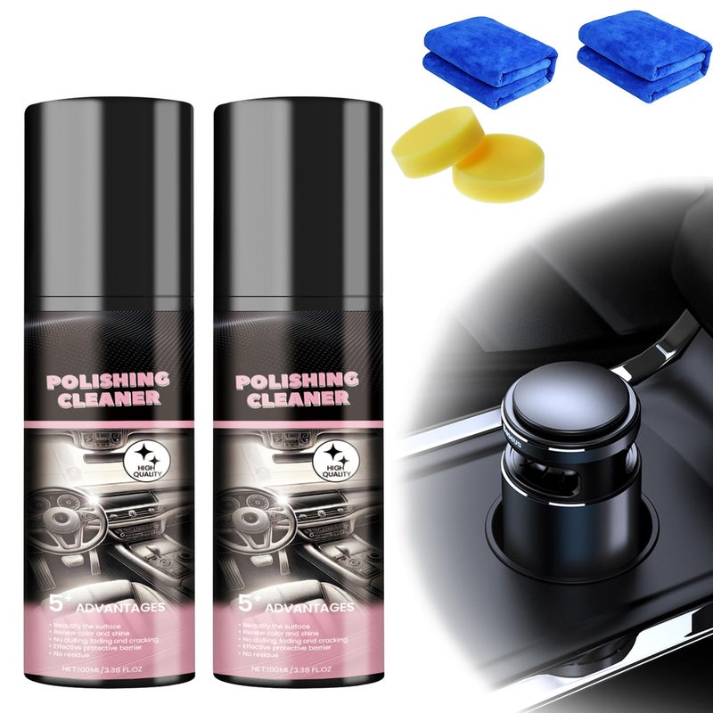XiuFa Cleaner Car Interior - 100ml Car Interior Cleaner, Interior Detailer Spray,All Purpose Car Cleaner,Vehicle Interior Polish | Interior Detailer Spray(2pcs) - Image 1